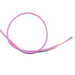 Pink flexible unipolar cable 1x0.22mm Tasker C130