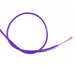 Unipolar flexible purple cable 1x0.22mm Tasker C130