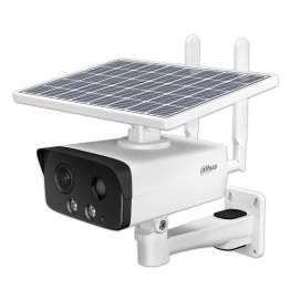 4MP IP camera with 4G SIM slot, with lithium battery and Dahua IPC-HFW2431DG-4G solar panel