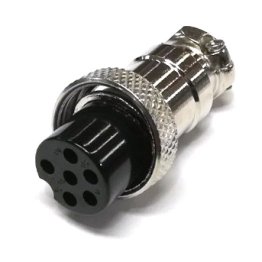 Connettore Microfonico Femmina Volante 6 Poli