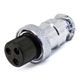 3 Pole Female Flying Microphone Connector