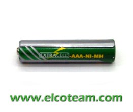 Battery mini AAA 900 mAh Ni-Mh button