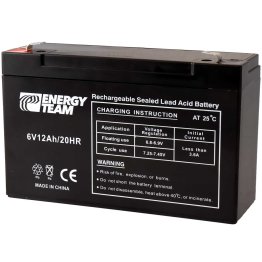 Lead acid battery 6V 12Ah EnergyTeam ET6-12