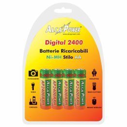 Blister 4AA Stilo Ni-Mh 1,2V 2Ah IEC61951-2