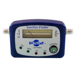 SAT FINDER tool for pointing the satellite dish, easy to use, sat frequency range 950-2150Mhz