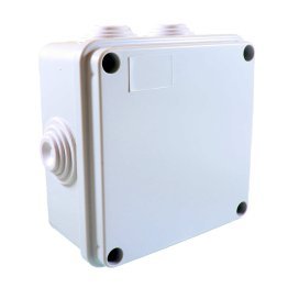 Junction box with cable glands dimensions 100x100x50