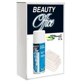 Complete kit for cleaning monitors, LED/LCD TV monitors with specific foam spray and complete kit with video cleaner and 10 monitor duster cloths.