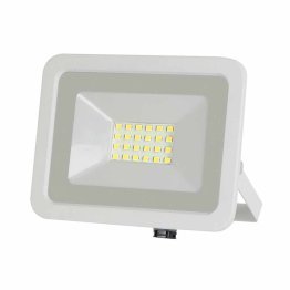 Faro Proiettore LED slim Bianco 200-265VAC da esterno 20W 4000K Luce naturale