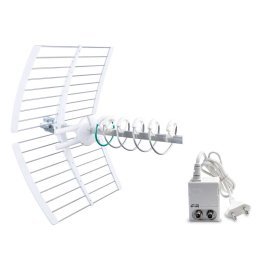 Fracarro KIT 15 5G T2 Digital Terrestrial TV Antenna Kit ELIKA PRO 700 C Antenna and Power Supply, 217978