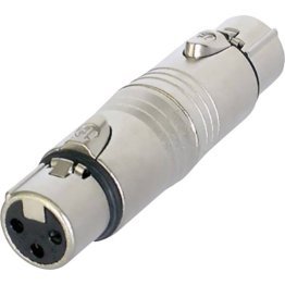 Neutrik NA3FF 3-pin XLR socket adapter - 3-pin XLR socket