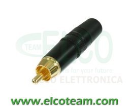 Neutrik NYS373 Black RCA Plug