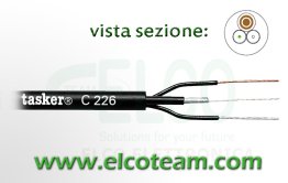 Control cable 1x75Ω + 2x0,50mm Tasker C226