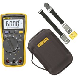 Fluke 117 Digital Multimeter with C11XT Case and TPAK Magnetic Stand