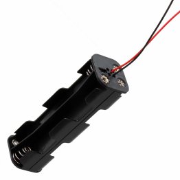 Portabatterie per 8 batterie AA 8xAA Stilo con fili di collegamento