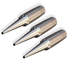 Three Pieces | Weller WLTC08IR60 | 0.8mm Conical Soldering Tip for WLIR60 Soldering Iron