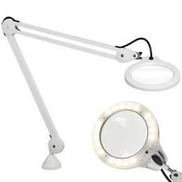 Vision-Luxo LFM LED G2 LXL-199 | Lente di ingrandimento rotonda ⌀127mm 5 diottrie con illuminazione a LED