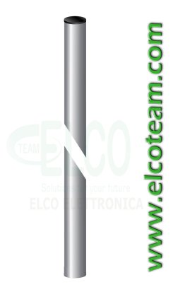 Palo singolo rinforzato 2mt Ø 40mm spessore 3mm 