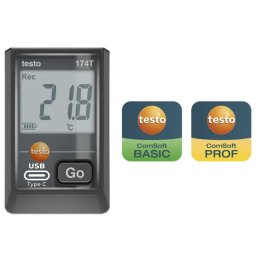 Testo 174 T - Mini data logger di temperatura con USB-C e software per PC
