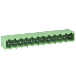CPM5.08/12SQ Connettore 90° Maschio da PCB 12 vie passo 5.08mm per morsetti femmina