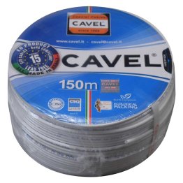 Cavel SAT501 Coaxial Tv and Sat Antenna Cable Ø 5mm for internal use Class B, White color