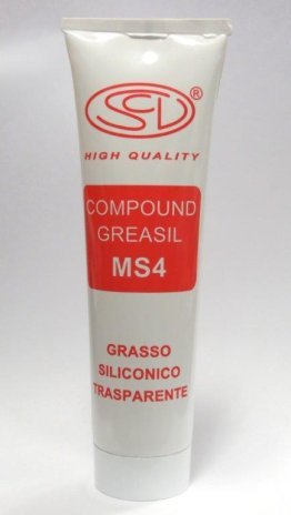 Transparent Silicone Grease MS4 - 150 gram tube