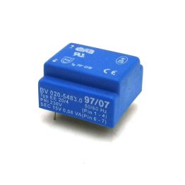 Encapsulated Transformer Era EE20 0.08VA - 230V - 15V