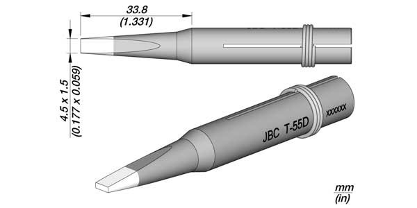 JBC T55D 0650507 size