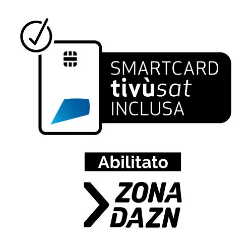 Badge Smartcard Tivùsat e ZONA DAZN