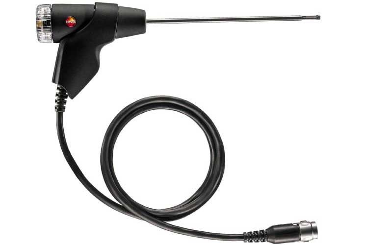 Compact probe for smoke analyzers