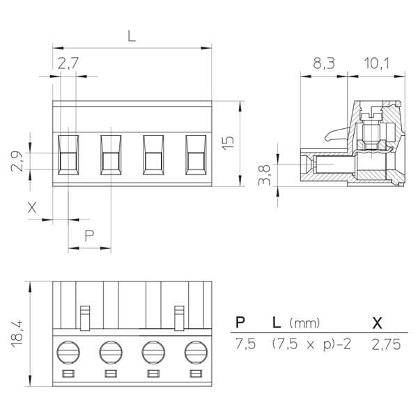 Dimensions Stelvio CPF7.5 Series
