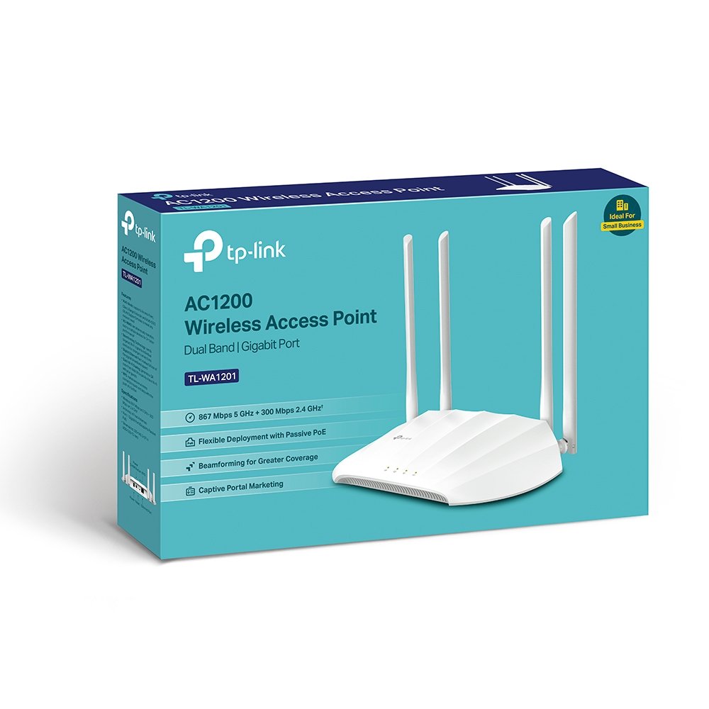 Tp-Link TL-WA1201 Access Point Wi-Fi AC1200 Dual-Band POE
