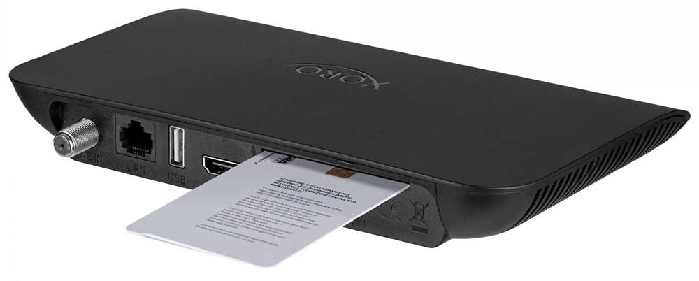 XORO HRS8830 Ricevitore Decoder Satellitare Tivusat HD con Tessera Tivùsat