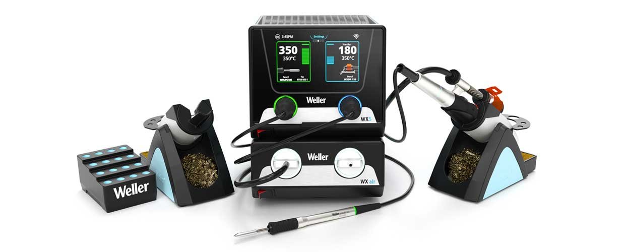 Weller WXsmart WXair Rework Set con saldatore WXUPS e dissaldatore WXPD120, T0053456699
