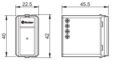 Finder 18.91 dimensioni