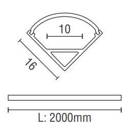 PROF61N dimensioni