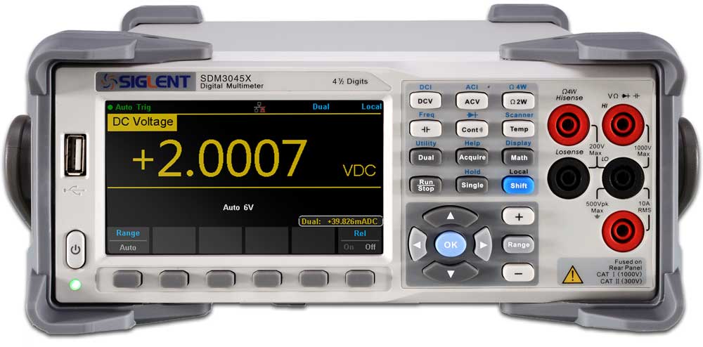 Siglent SDM3045X Multimetro Digitale da Banco Dual Display 4 1/2 digit,  USB, LAN
