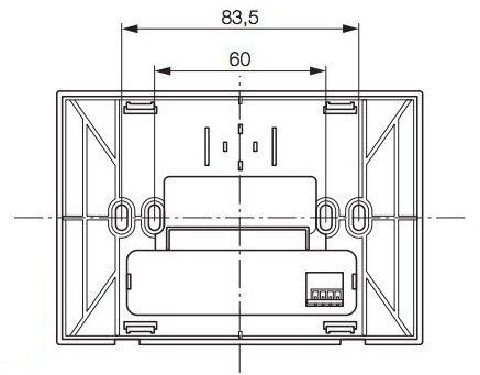 01910.14 Cronotermostato A Batteria Parete Antracite