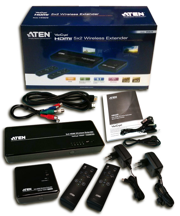 Aten VE829 Dotazione completa