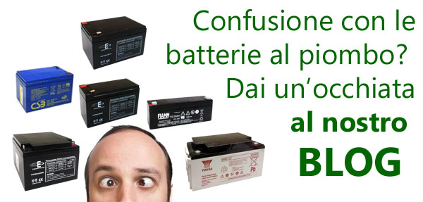 Leggi l'articolo del nostro blog che spiega come usare e mantenere le batterie al piombo